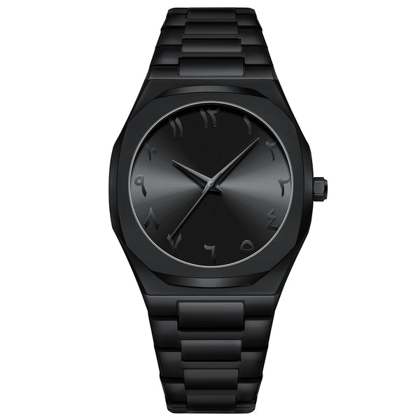 Men's Business Advanced Arabic Steel Belt Quartz Watch