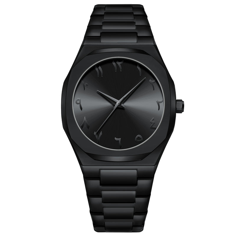 Men's Business Advanced Arabic Steel Belt Quartz Watch